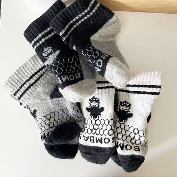Bombas Toddler Ankle Socks (3 pairs) - Picture 1 of 7